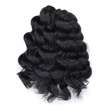 Buy 8 Packs Ocean Wave Crochet Hair 9 Inch Synthetic Hair Pre Looped