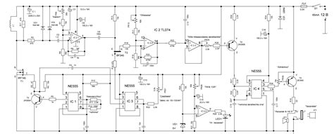 Pulse Induction Metal Detector Circuit Schematic Circuit Diagram