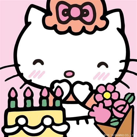 Hello Kittys Mum Em 2020 Hello Kitty Msg De Aniversário Aniversario