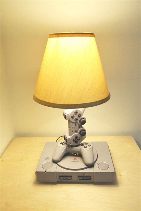 Playstation Desk Lamp Ps1 Console And Controller Sculpture Light With