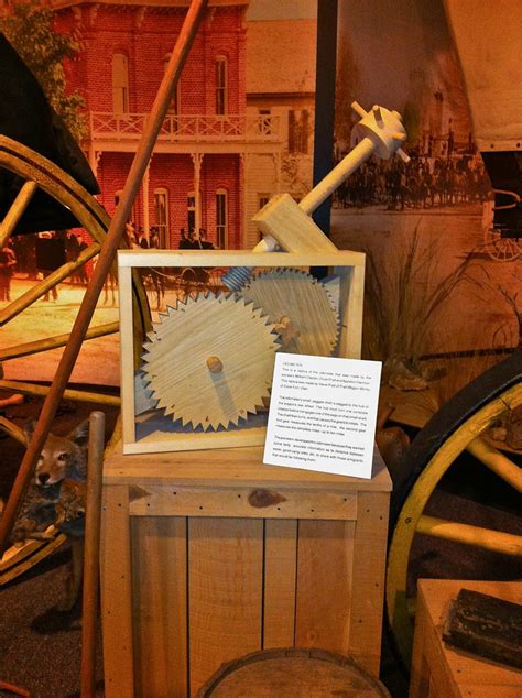 Odometer Invented By Mormon Pioneers A Replica Of An Odome Flickr