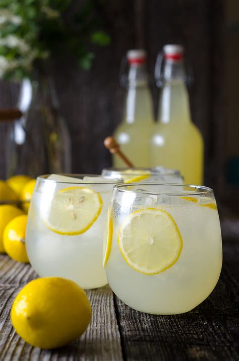 Naturally Fermented Probiotic Honey Lemonade Soda Nourished Kitchen