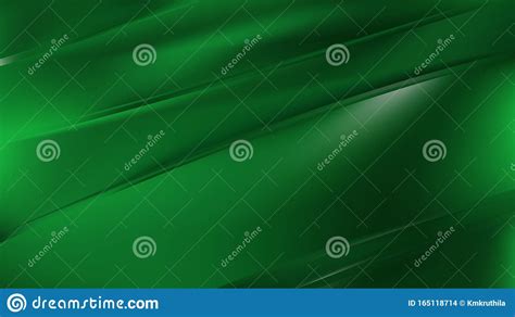 Abstract Dark Green Diagonal Shiny Lines Background Stock Vector