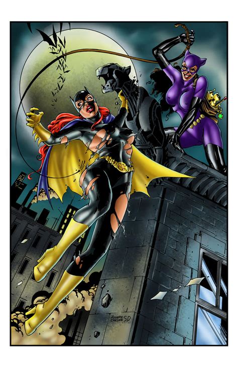 Batgirl Vs Catwoman By Darkdeathmask On Deviantart