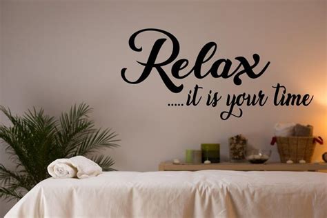 wall decals spa therapy beauty decal vinyl sticker spa beauty etsy in 2022 massage room