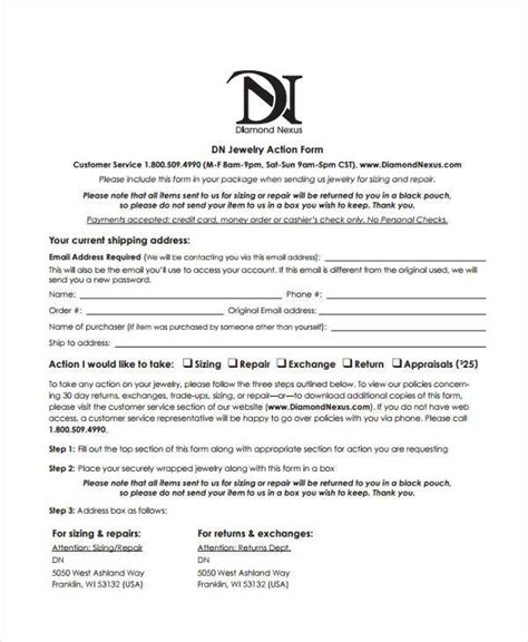 Why did my agent recommend the jewelry sales receipt for insurance purposes (jiso 805) or the jewelry document for insurance purposes (jiso 806) when i've already bought the jewelry and have an appraisal? FREE 7+ Jewelry Appraisal Form Samples in PDF | MS Word