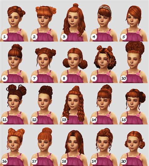 Nbht The Trash Files Sims 4 Toddler Sims 4 Characters Sims Hair