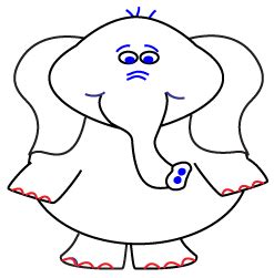 You'll use simple shapes and lines to create. Web E Wanda's How To Draw A Cartoon Elephant