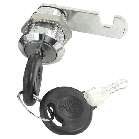 2 Pcs Tool Box Cabinet Locking 19mm Dia Thread Cylinder Cam Lock Keys