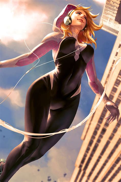 Spider Woman Gwendolyn Gwen Stacy Wallpapers Chicas Marvel Chicas De Cómics Superhéroes