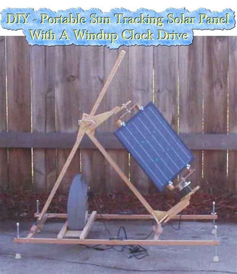 And, learning the ins and outs of solar system design will help you choose the right diy solar panel kit for your needs. DIY - Portable Sun Tracking Solar Panel With A Windup Clock Drive - LivingGreenAndFrugally.com ...