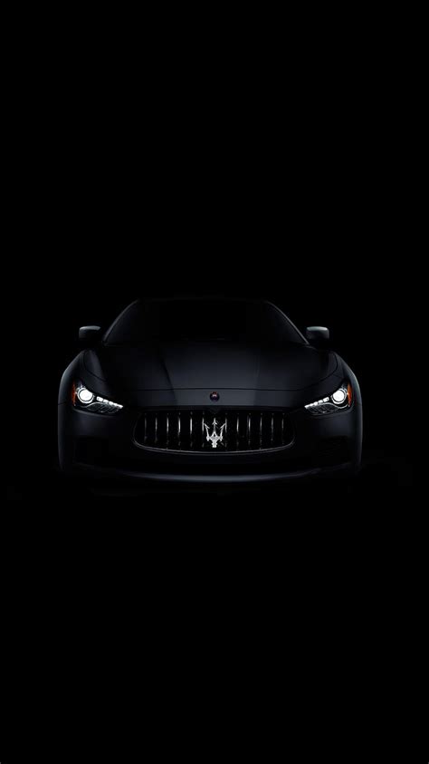 Maserati Black Car Carros Drive Ghibli Granturismo Levante Lights Super Hd Phone