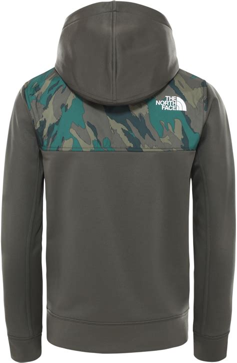 The North Face Boys Surgent Full Zip Hoodie New Taupe Green