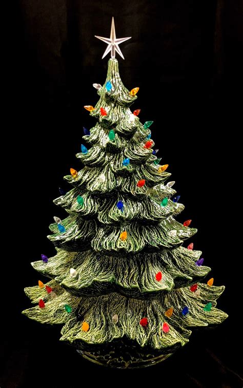 Ceramic Christmas Tree Extra Large Nowell Rough Branch Etsy