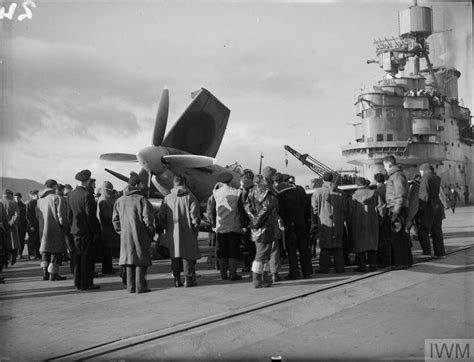 Seafire Trials On Hms Illustrious And February On The Clyde During Recent Trials