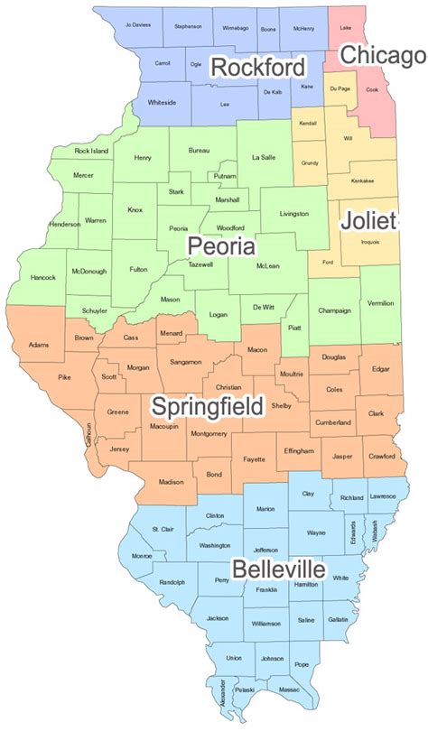 Illinois Map Of School Districts