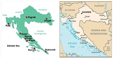 ¿dónde está croacia en el mapa de europa? Croatia Facts For Kids - Europe | Cool Kid Facts