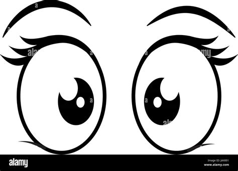 Cartoon Eyes Icon Stock Vector Image And Art Alamy