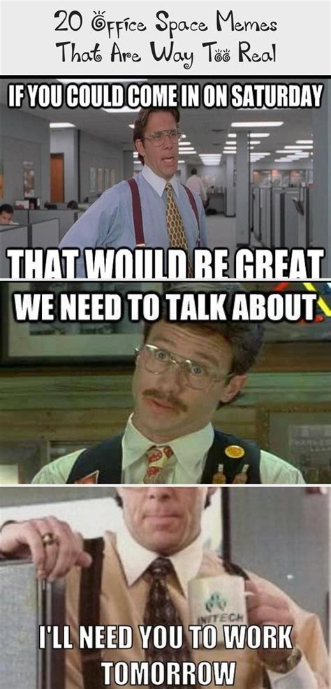 The #1 facebook page supplying memes of the hit tv show the office. 20 Office Space Memes That Are Way Too Real