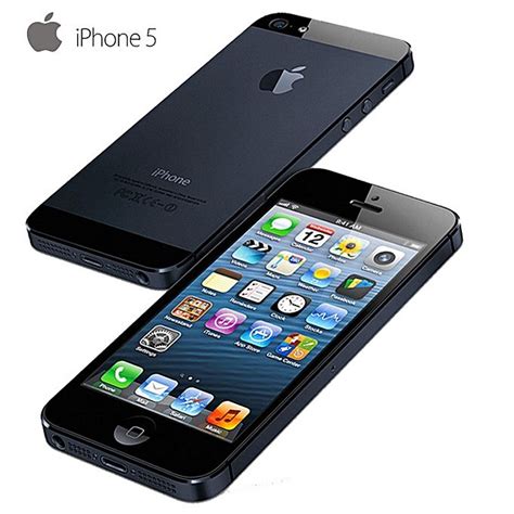 Apple Iphone 5 40 16gb 8mp Noir Reconditionné Garantie 6