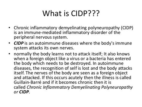 Cidp Diseasewhat To Know