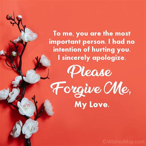 80 Forgiveness Messages And Quotes Wishesmsg