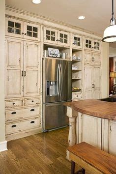 Most people think their only option when looking at kitchen backsplashes for their farmhouse kitchen is shiplap. How to add glass inserts into your kitchen cabinets ...