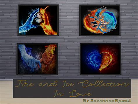 The Sims Resource Fire And Ice Collection Love By Savannahraine1