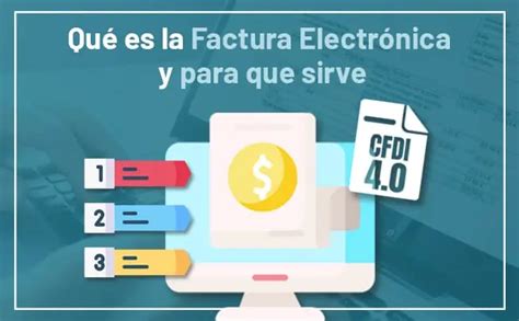 qué es una factura electrónica y para qué sirve 2024