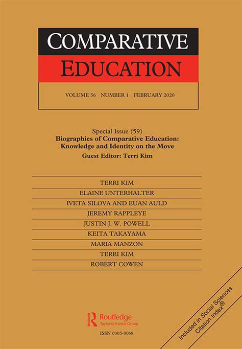 Comparative Education In An Age Of Competition And Collaboration