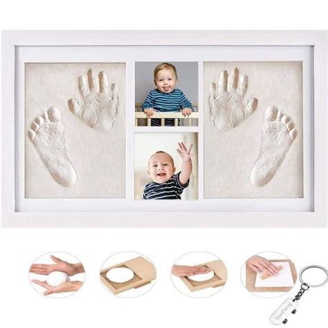 Cadre Empreintes Bébé Kit Empreinte Bebe Mains Souvenirs Mémorable