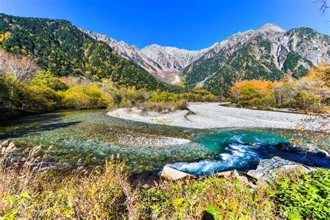 Kamikochi In The Autumn Stock Photo Image Of Blue Park 66007416
