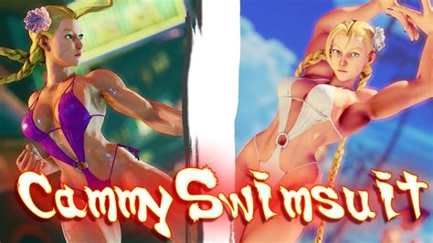Street Fighter V Pc Mods Cammy Swimsuit Youtube