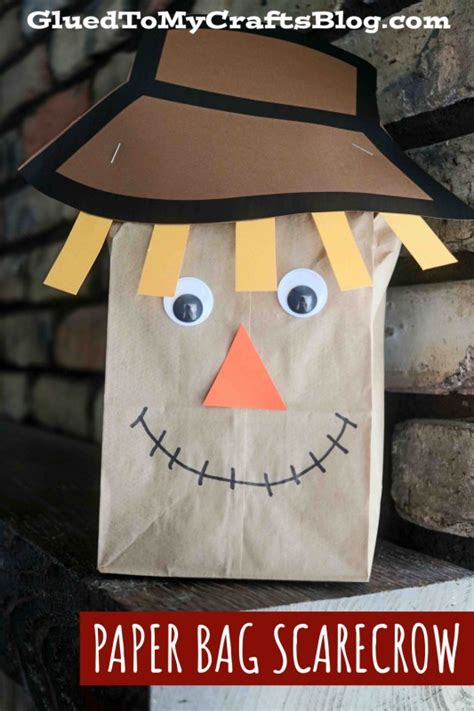 Paper Bag Scarecrow Craft