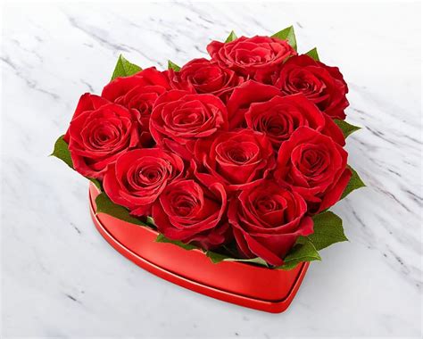 Lovely Red Rose Heart ™ Box In Phoenix Az Lush Bouquet Flowers