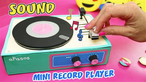 Make A T With Musical Message Mini Record Player That Sound