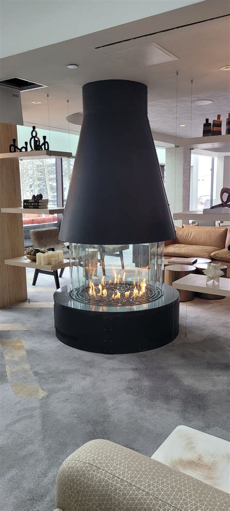 Round Gas Fireplaces Circular Fireplaces For 360 Degree Viewing