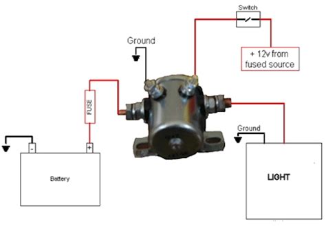 Wiring diagram for a 12v 40 amp relay. Constant Duty Solenoid Wiring Diagram