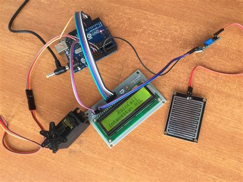 Rain Detector Using Arduino And Rain Sensor Car Wiper Rain Gauge My