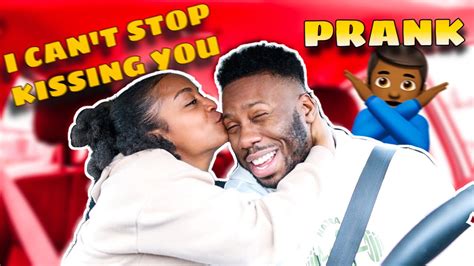 I Cant Stop Kissing You Prank He Got Annoyed Youtube
