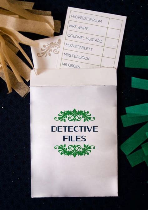 How To Host A Clue Mystery Free Game Printable Clue Party Mystery