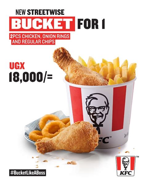 Kfc With Kfc’s New Bucket For 1 You Can Eat Like A Boss