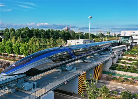 First 600kmh High Speed Maglev Train In The World Makes Public Debut