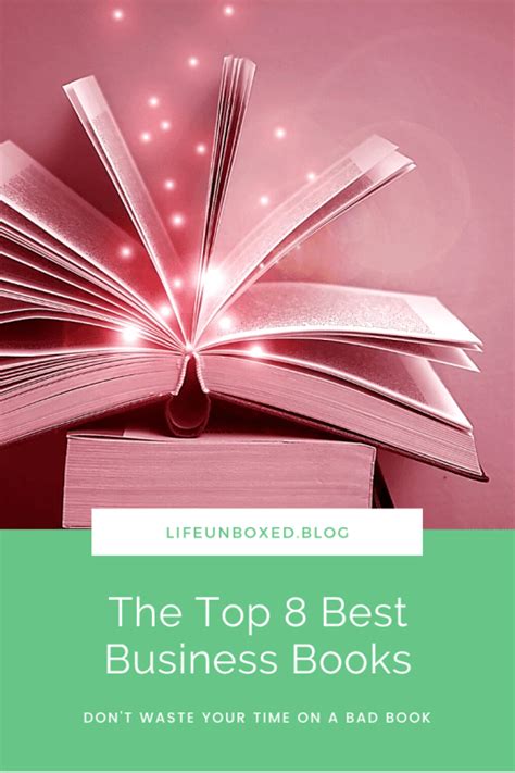 My Top 8 Best Business Books Extras Life Unboxed