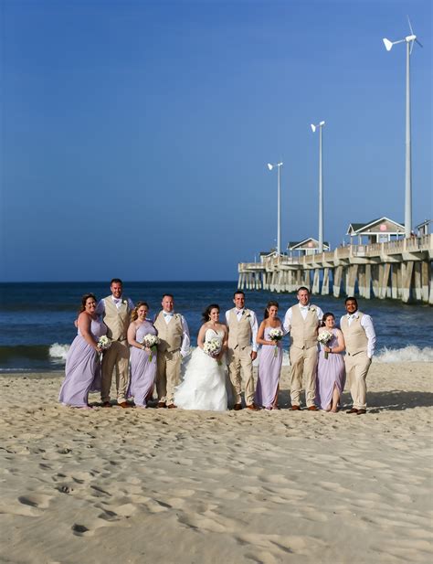 Jennettes Pier Wedding Outer Banks Wedding Photo By Coastal Shots