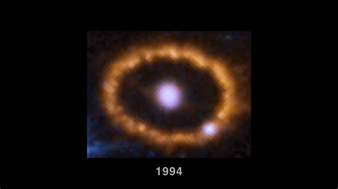 Blast Wave From A Stellar Explosion Simulation Of Supernova 1987a