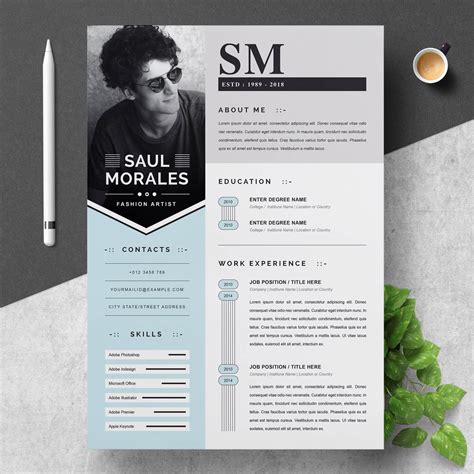 Free Modern Resume Templates Publicationsnored