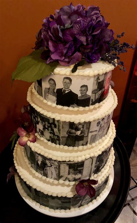 70th Birthday Photo Cake Cake Photo Cake Desserts