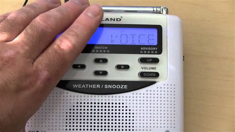 How To Noaa Weather Radio Set Up Wr 120 Youtube