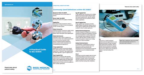 A Practical Guide To The Iec 60601 Standard Rigel Medical